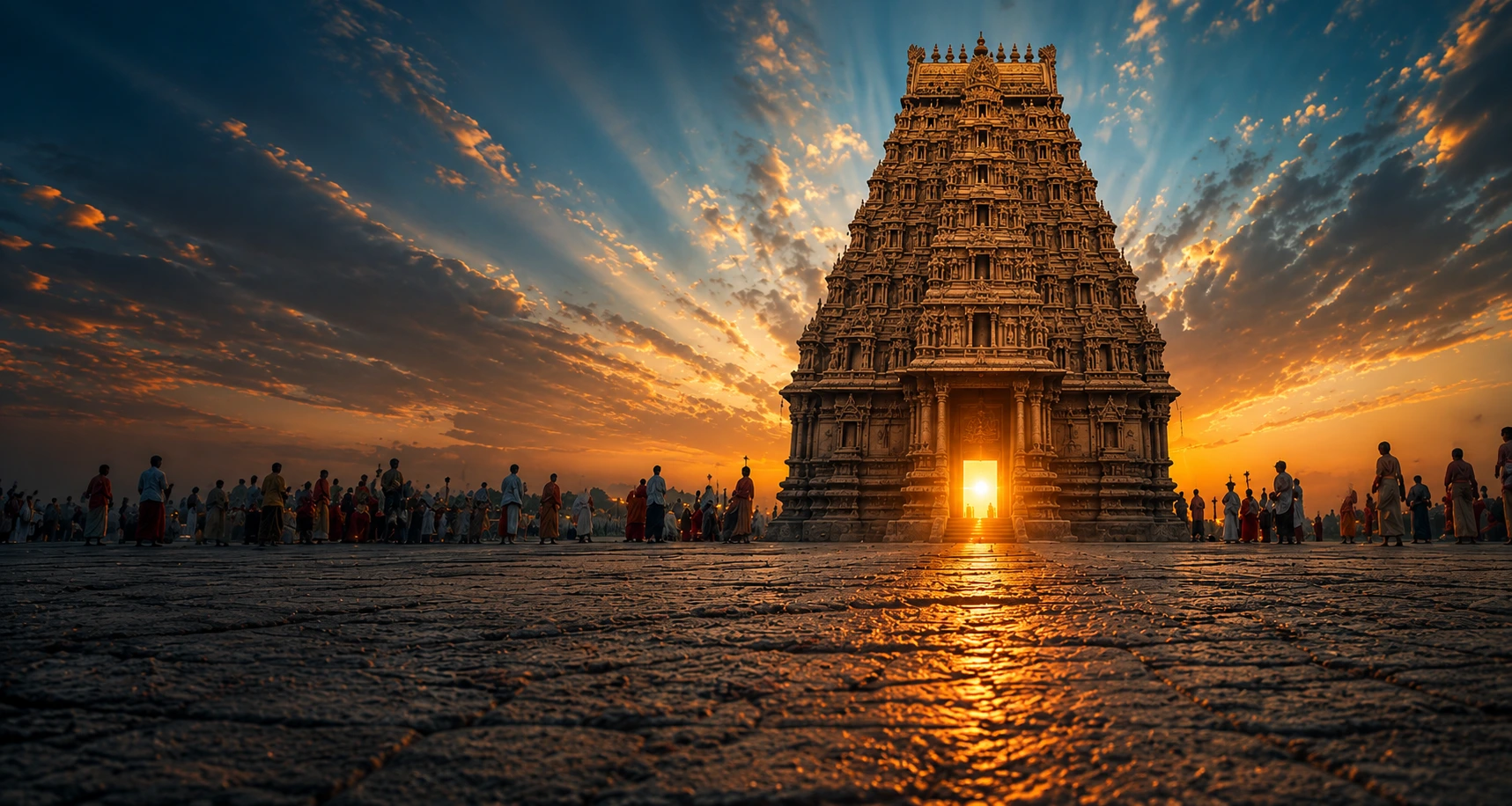 The Four Sacred Gopurams